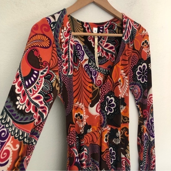 Uncle Frank Mod Floral Paisley Dress - Picture 3 of 16